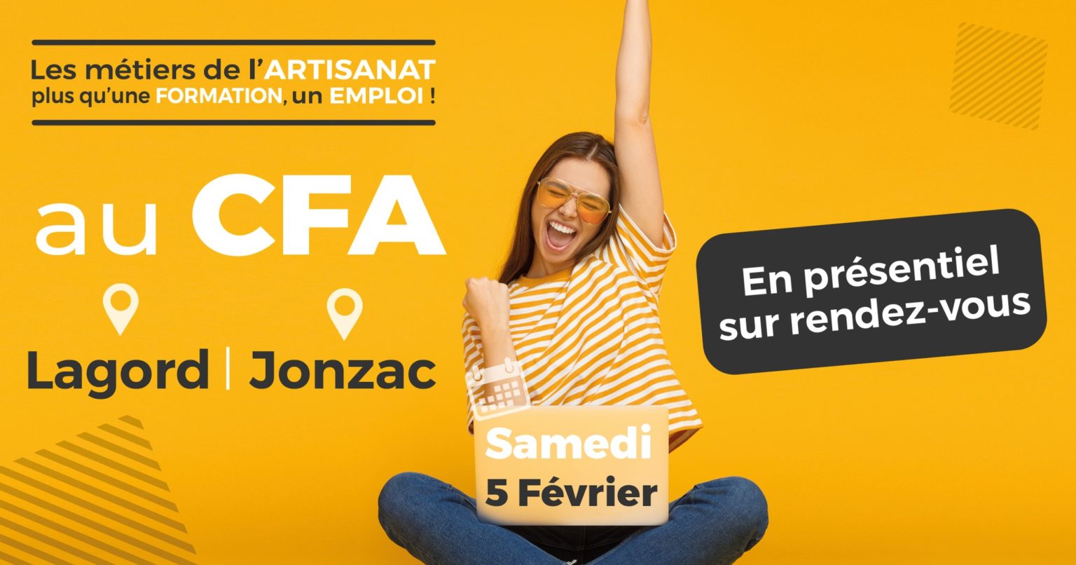 [En présentiel] Portes Ouvertes du CFA 17 La Rochelle  Jonzac  Espace